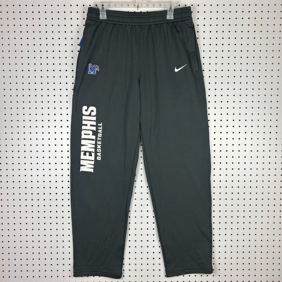 Nike Memphis Tigers Sweatpants Large Gray Zip Basketball PE Elite Penny Hardaway - Picture 1 of 8